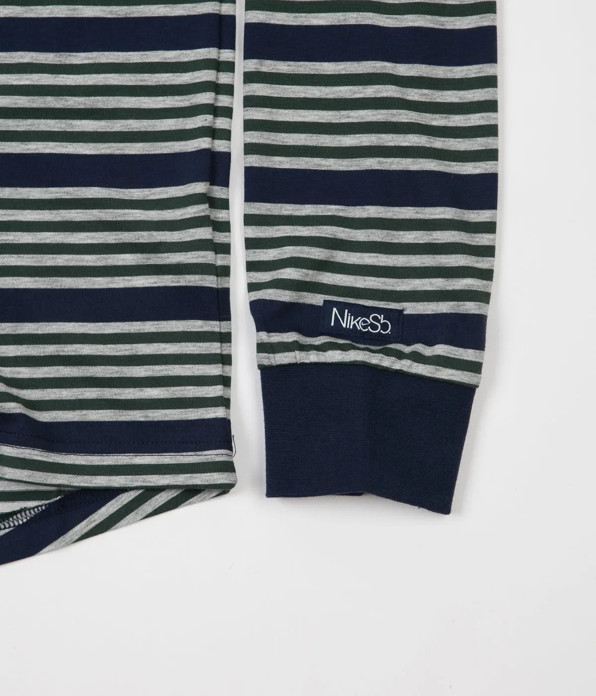 Nike SB Stripe Long Sleeve T-Shirt - Obsidian / Obsidian