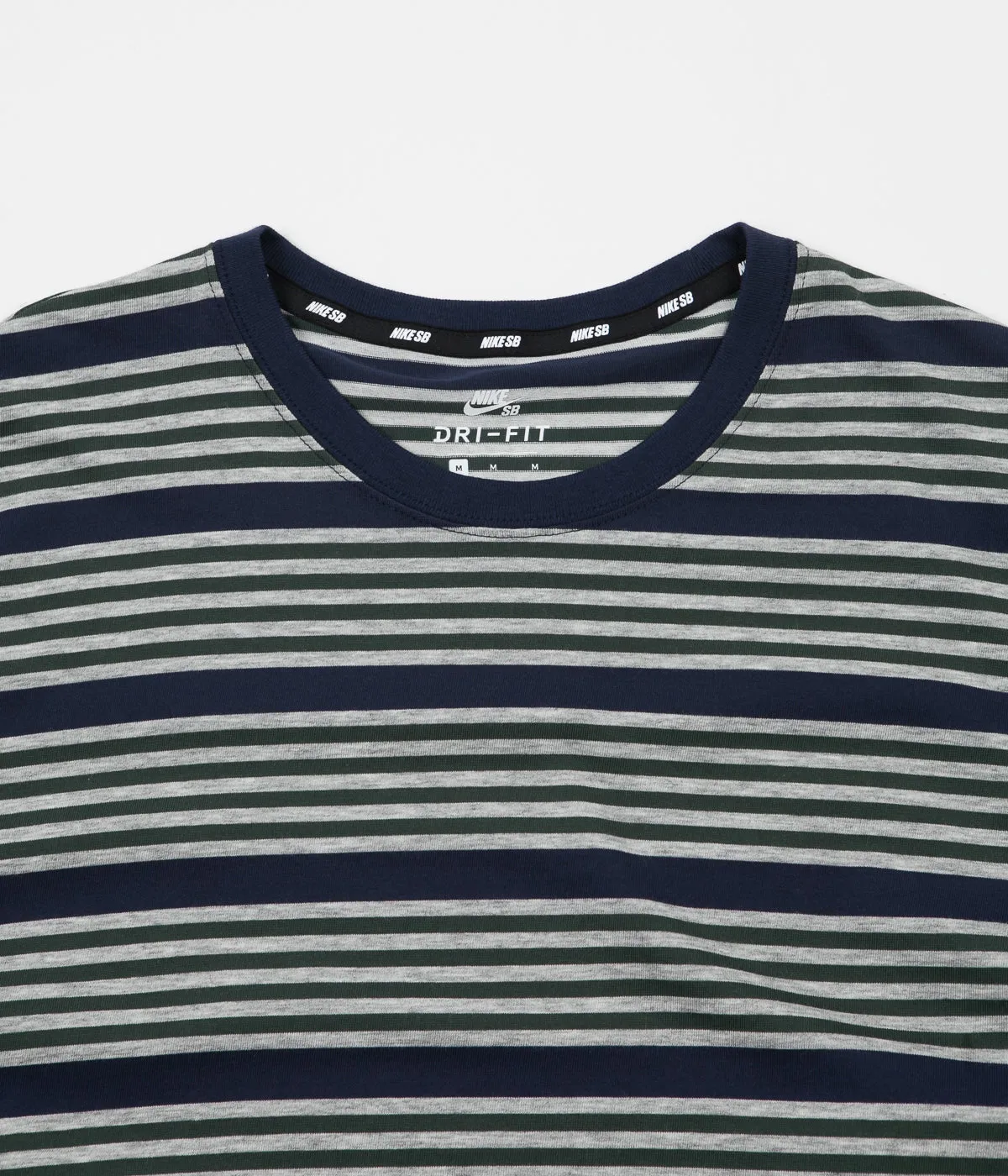 Nike SB Stripe Long Sleeve T-Shirt - Obsidian / Obsidian