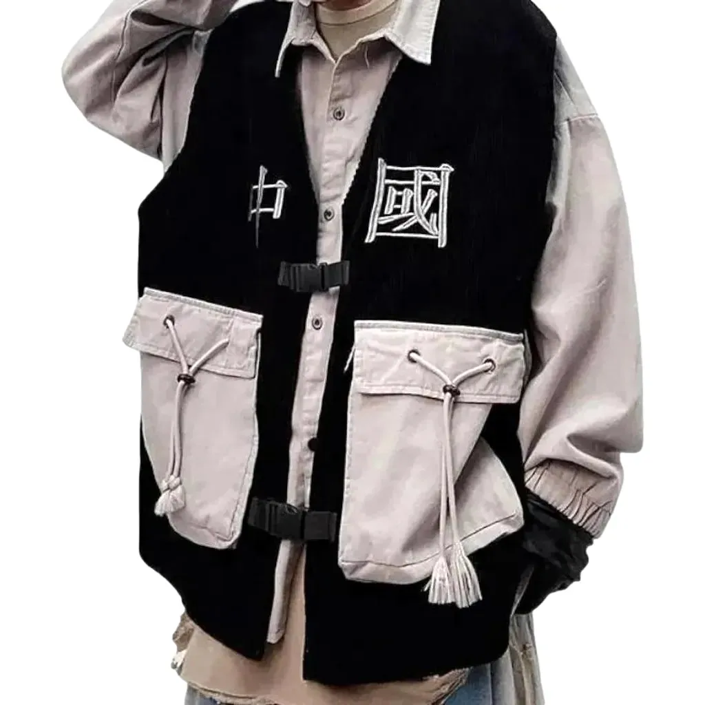 Oversized men's jean jacket