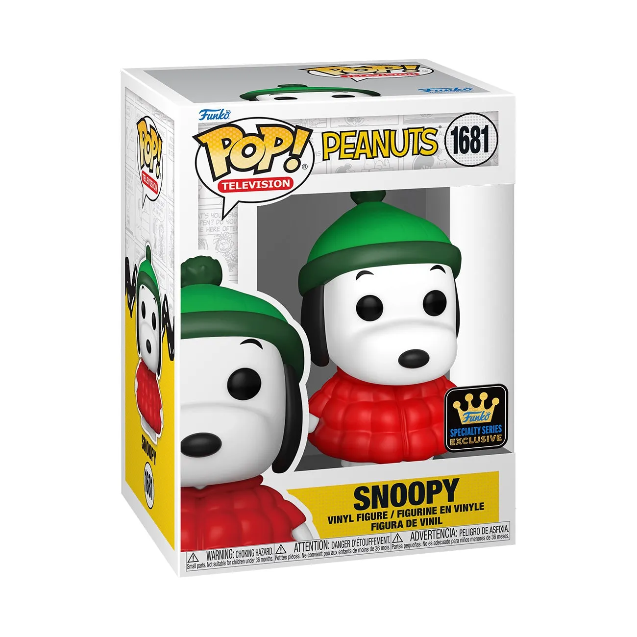 Peanuts Snoopy in Coat with Chance of Chase Funko Pop! Figure