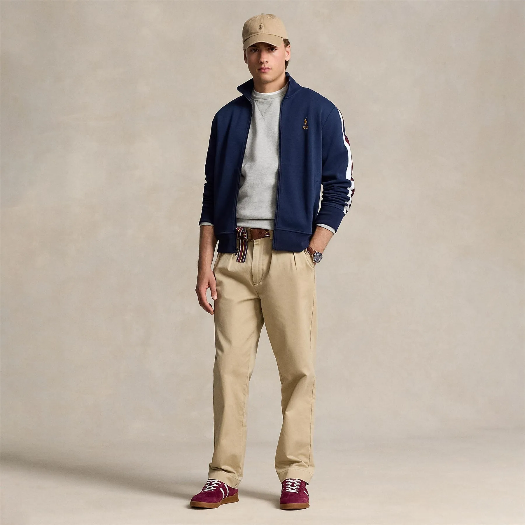 Polo Golf Full Zip Track Jacket Cruise Navy - AW24