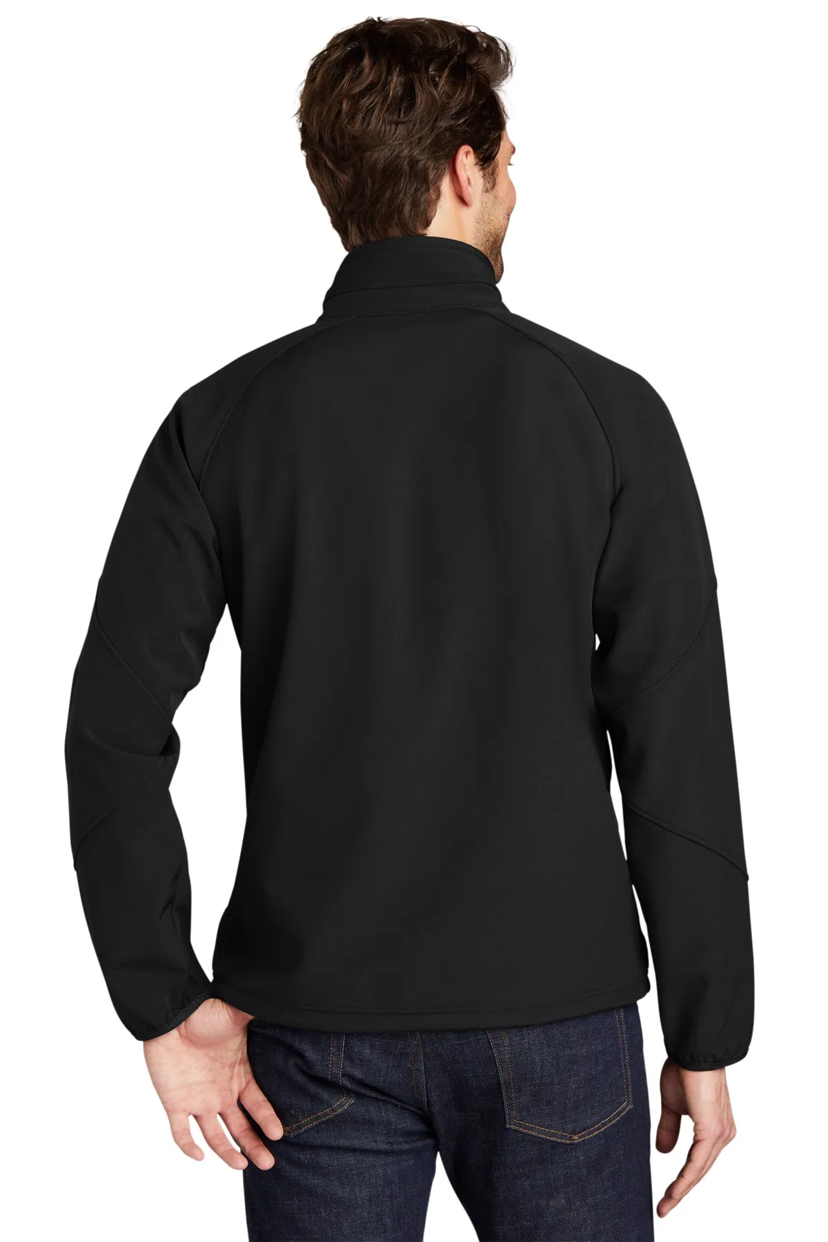 Port Authority Textured Custom Soft Shell Jackets, Black