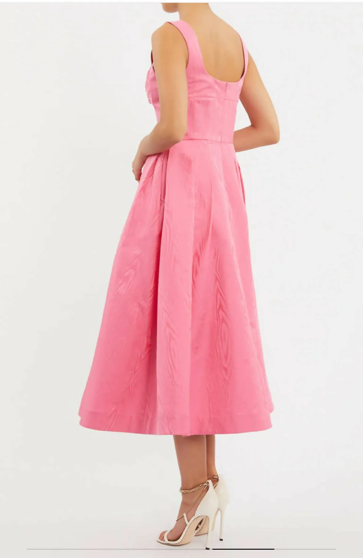 Rebecca Vallance Carmelita Midi Dress Pink Size 14