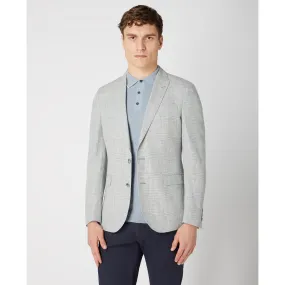 Remus Uomo Mens Linen Blend Summer Sports Jacket 12353 Light Grey