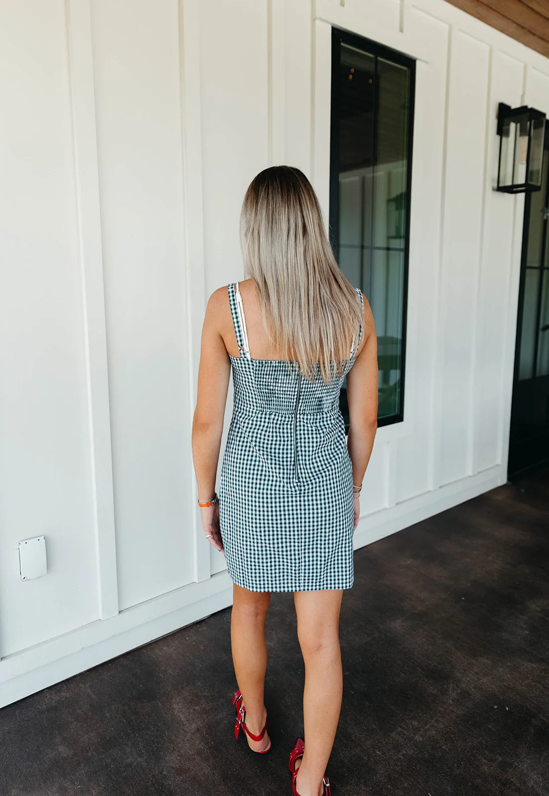Ruth Mini Dress - Hunter Green