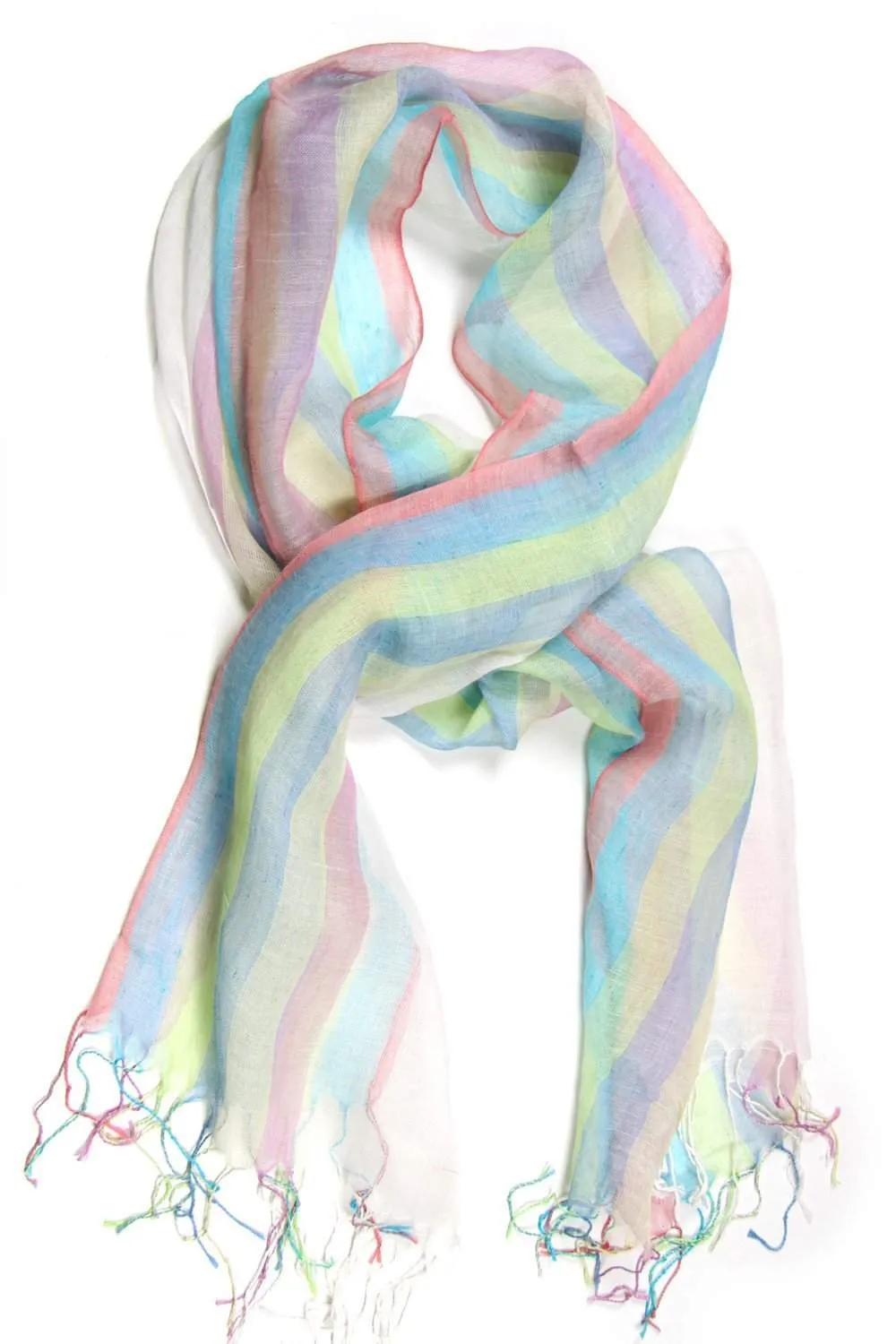 Scarf / White Pastel / Unisex