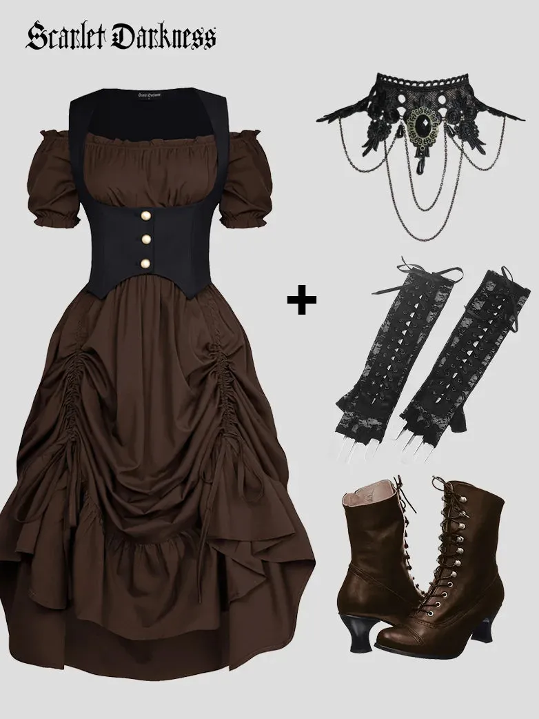 Scarlet Darkness Halloween Witchy Costume