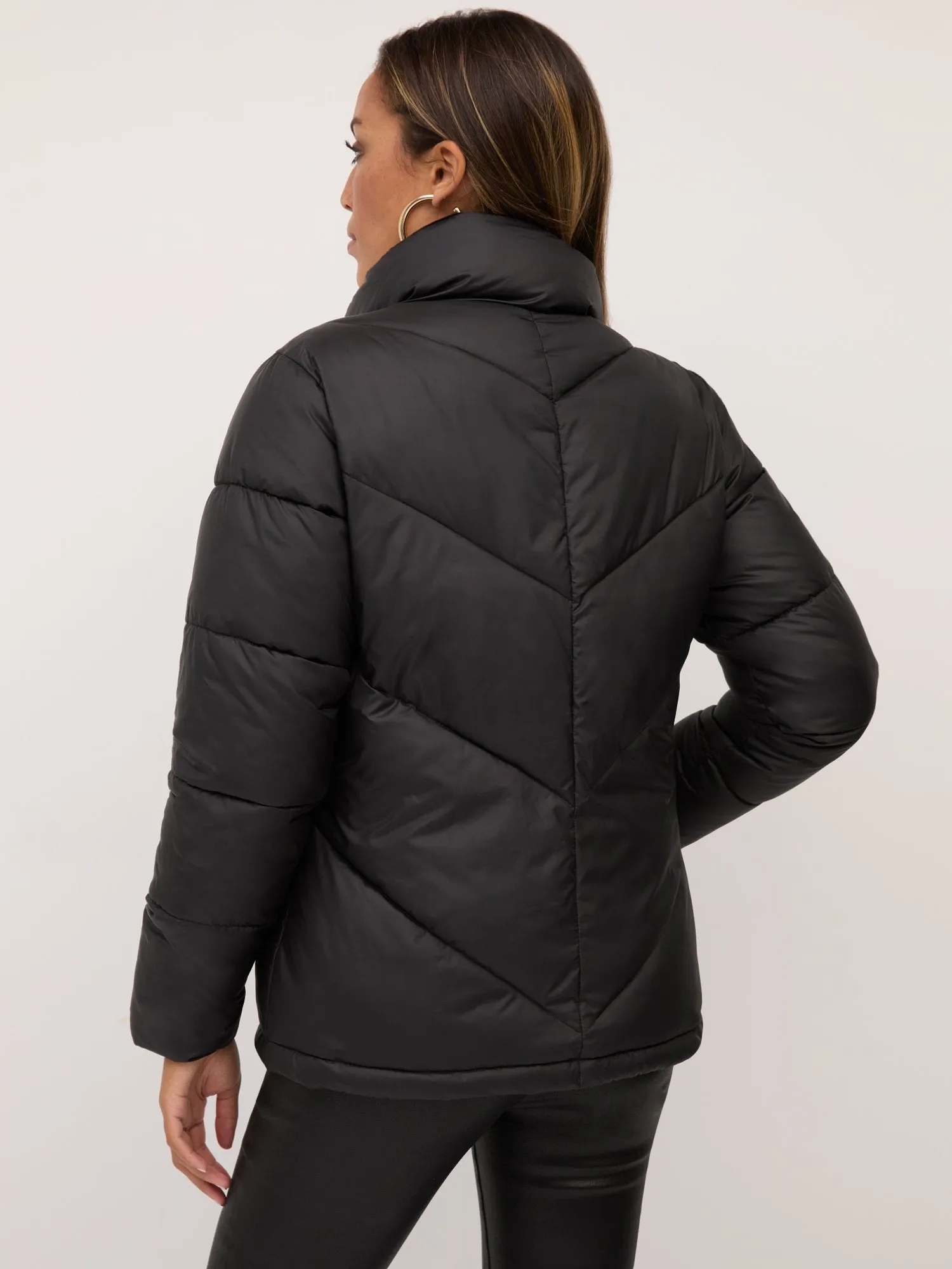 Short Zip-Front Puffer Jacket - Ultra-Puff Collection