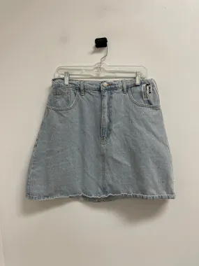 Skirt Midi By Clothes Mentor In Blue Denim, Size: 6