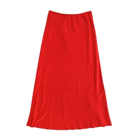 SLIM MIDI SKIRT - POPPY