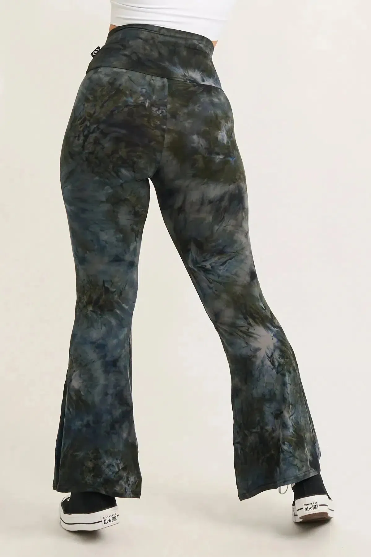Soft To Touch High Waisted Bells - Dark And Moody