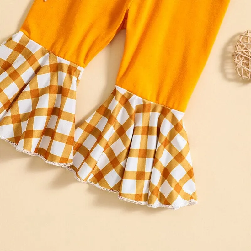 Sunflower Flared Pants Toddler Set