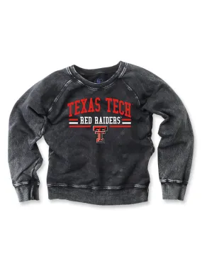 Texas Tech Double T "Bar Tee" Raglan Fleece TODDLER Pullover