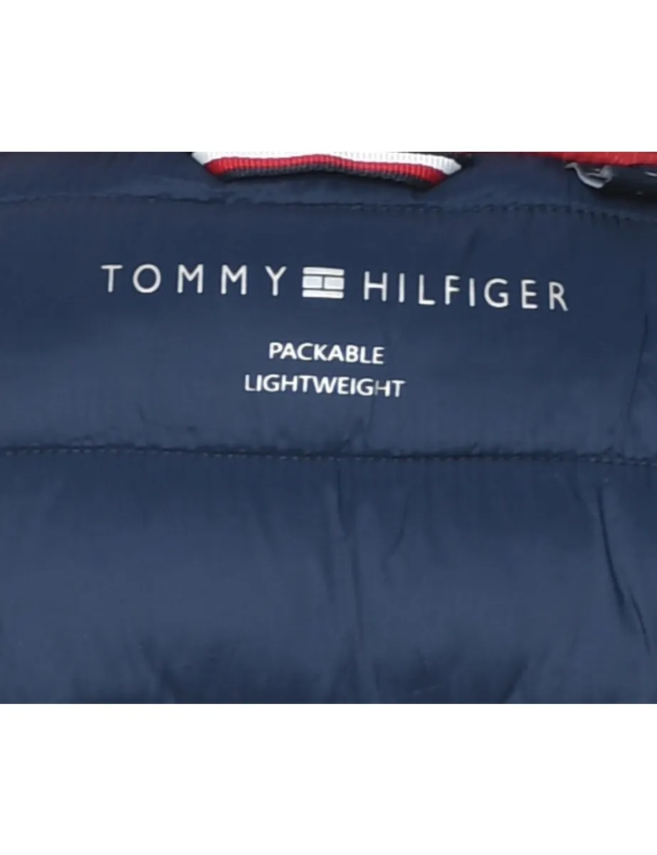 Tommy Hilfiger Navy & Red Puffer Jacket - L