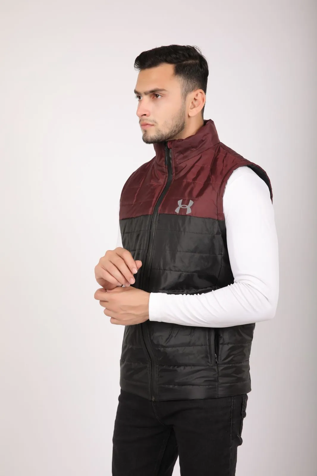 UA Half Sleeves Jacket - MEHROON