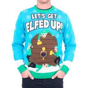 Ugly Christmas Sweater JulesRoche Elf-Themed Funny Pullover