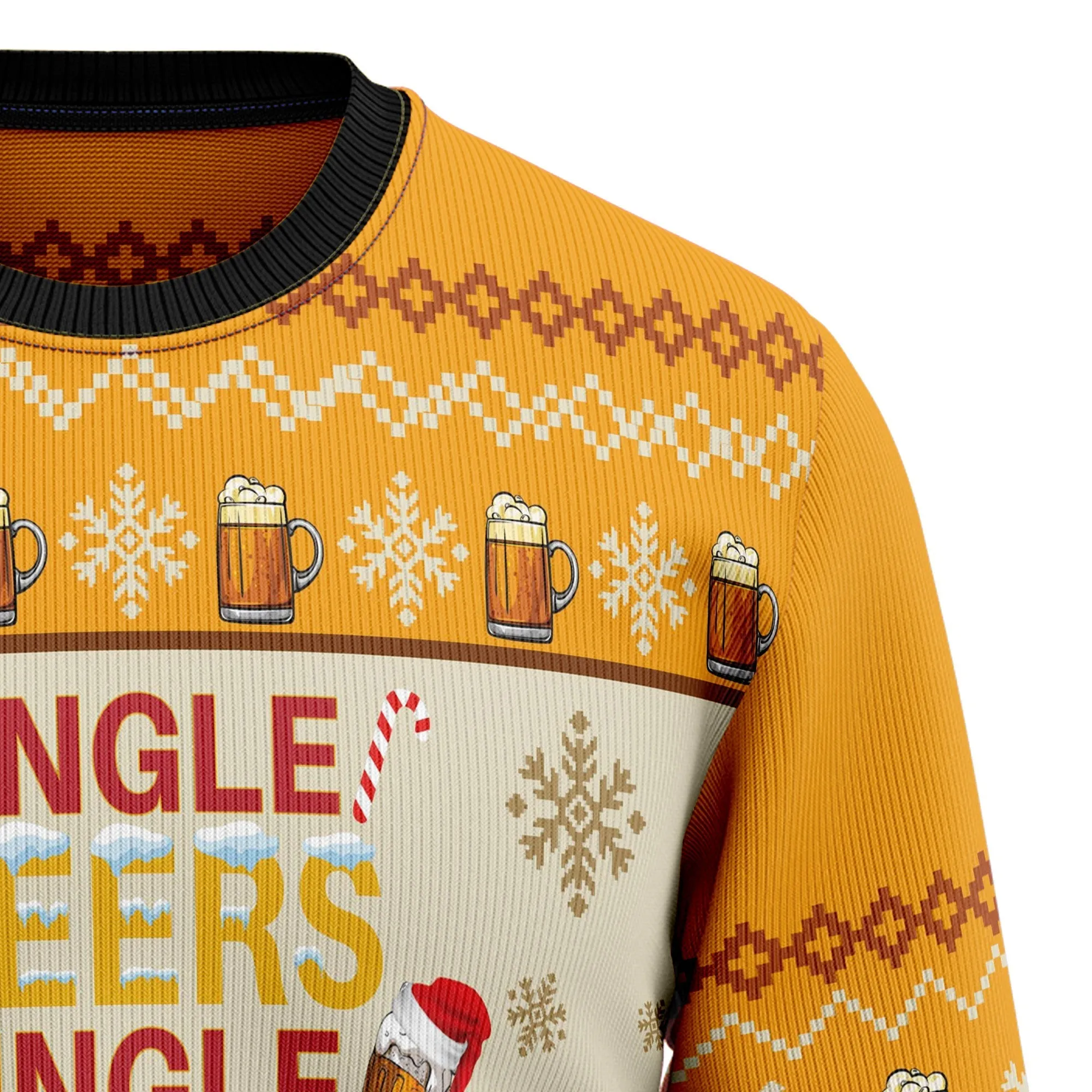 Ugly Christmas Sweater JulesRoche Festive Design Pullover