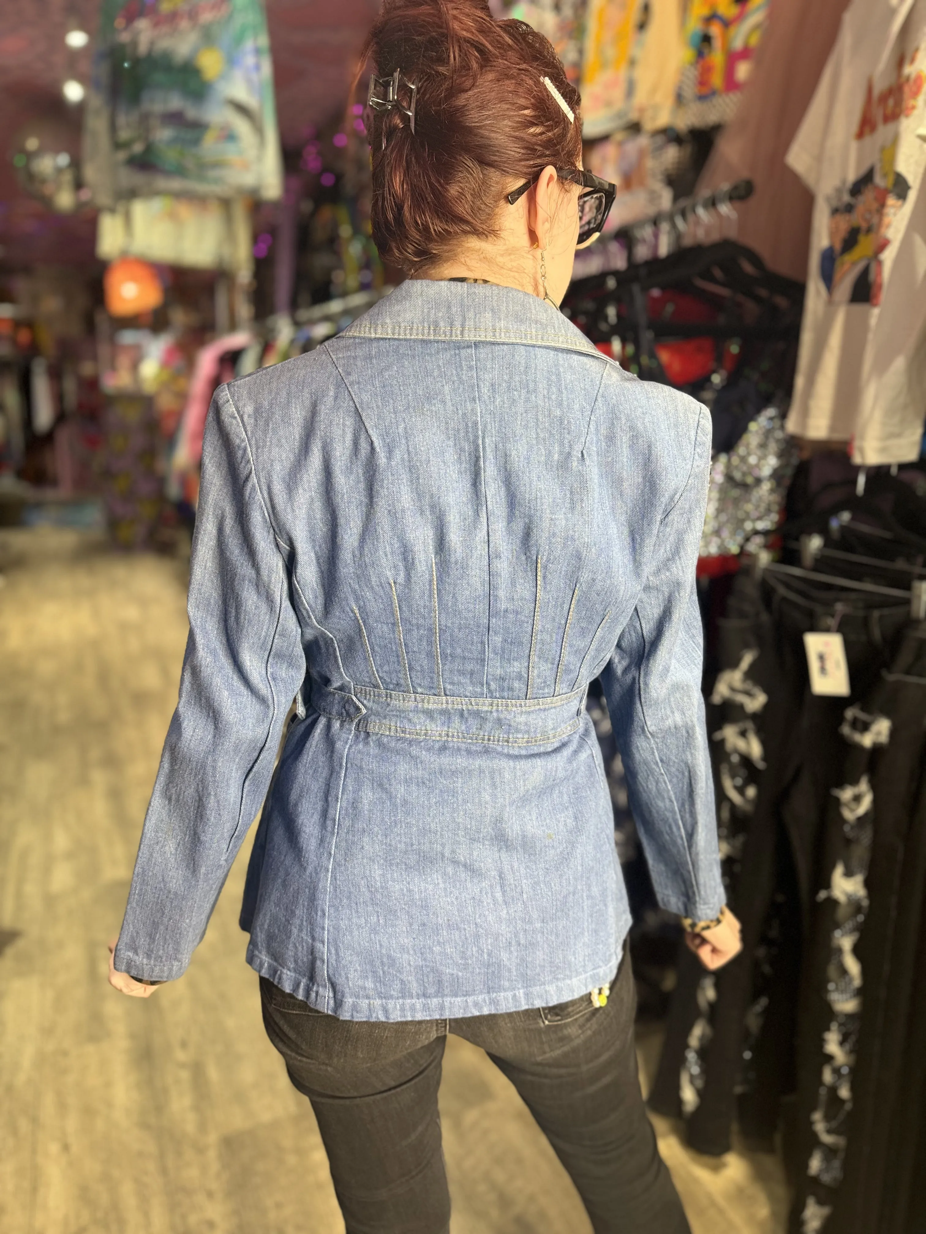 Vintage 80s Chambray Denim Jacket