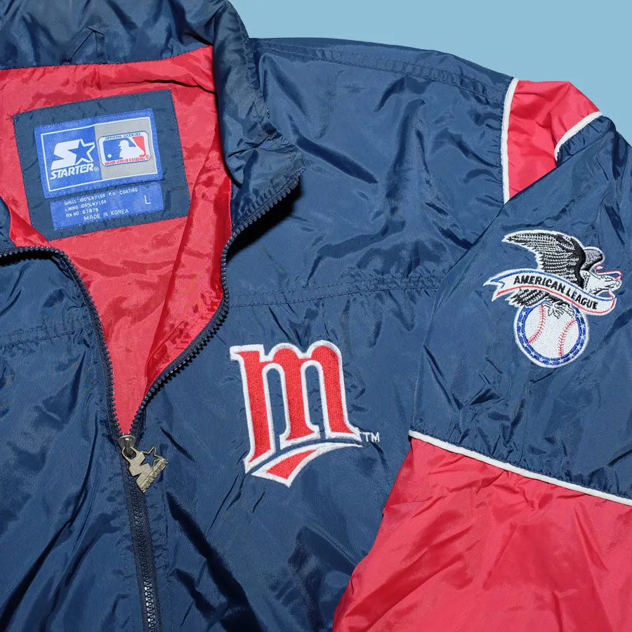 Vintage Starter Minnesota Twins Track Jacket Large