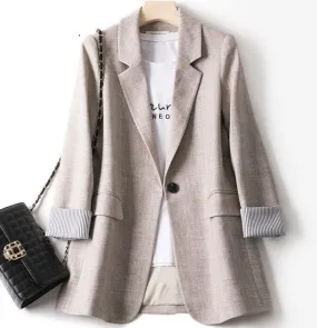 Women's Loose Casual Suit Style Jacket