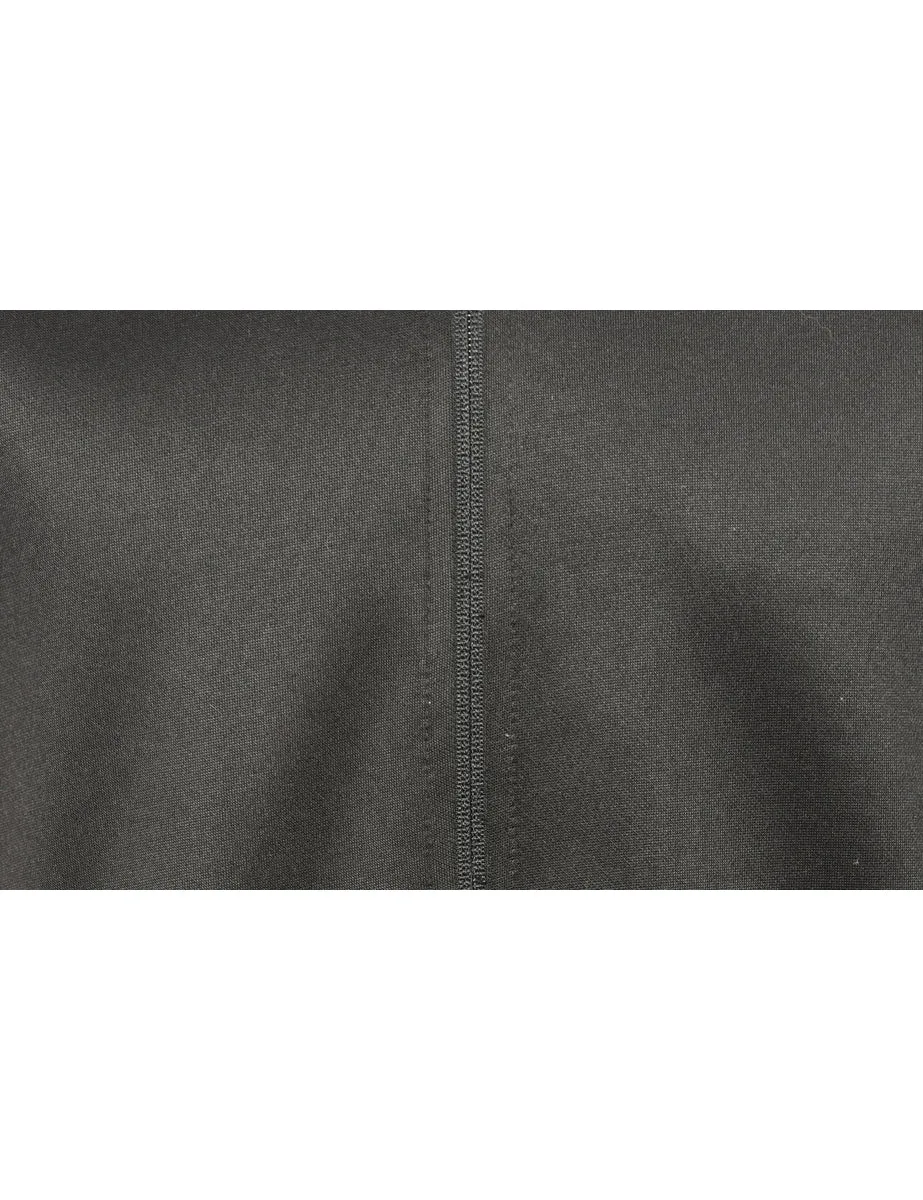 Zip Front Track Top - L